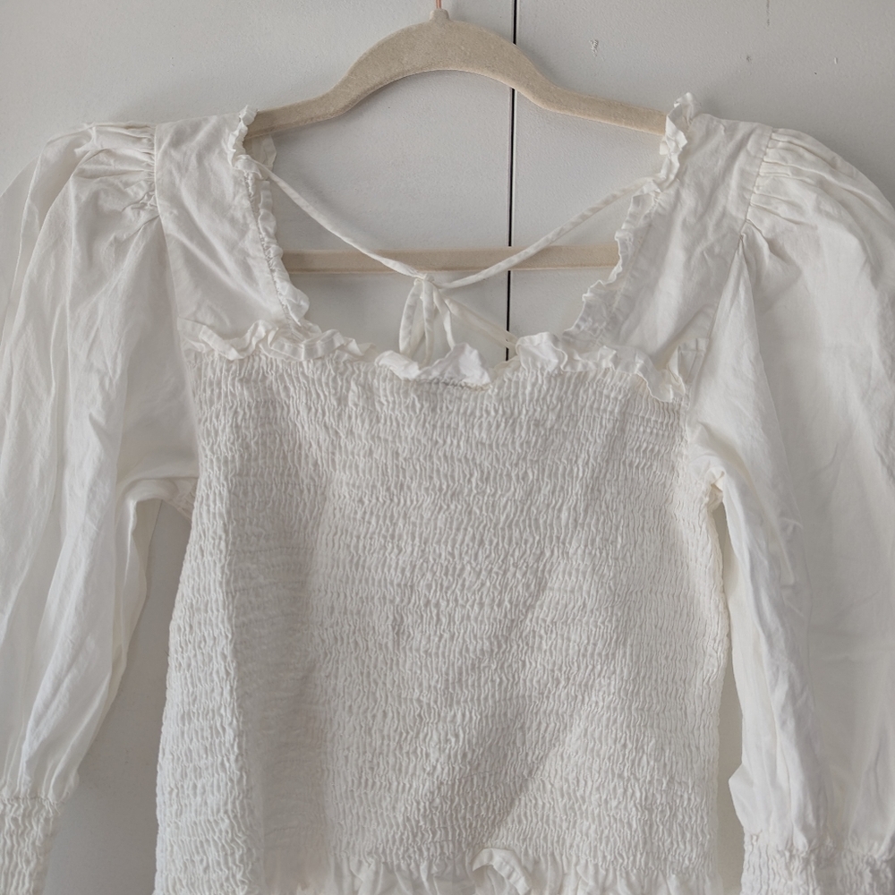 TopShop Smock Blouse - Picture 3 of 5